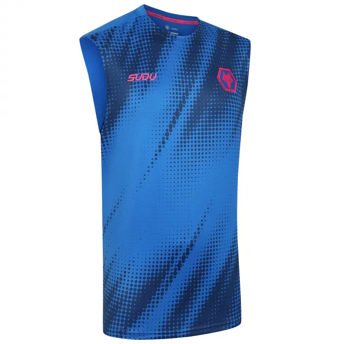 Wolverhampton Wanderers Store | Shop Official 2025-26 Players Training Vest – Blue Wolves Gear